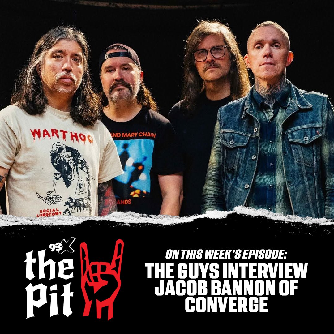 ThePit93x's tweet photo. Tomorrow we're talking with Jacob Bannon of @Convergecult! We discuss the band's two recent album releases, the inspirations behind their music, and the community-driven spirit of their annual Saddest Day Festival.

10p - Midnight on @93XRadio 📻 https://t.co/gnutSpDa4Q