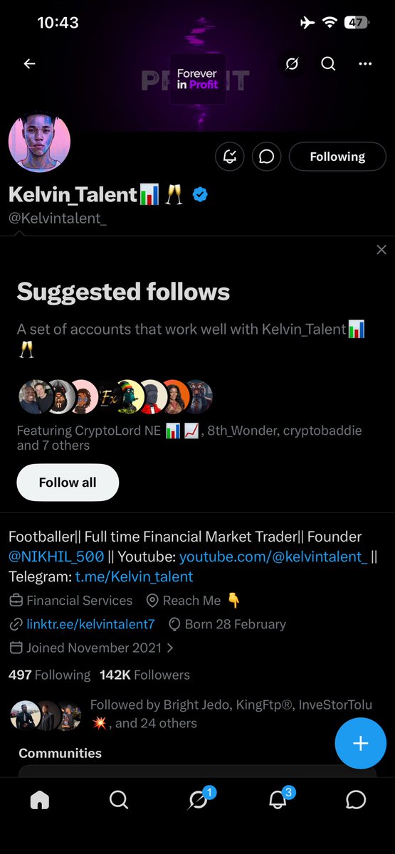 Afencof1's tweet photo. @Kelvintalent_ @fundingpips @ShashtradesGC Done https://t.co/ddXgqfwqvf