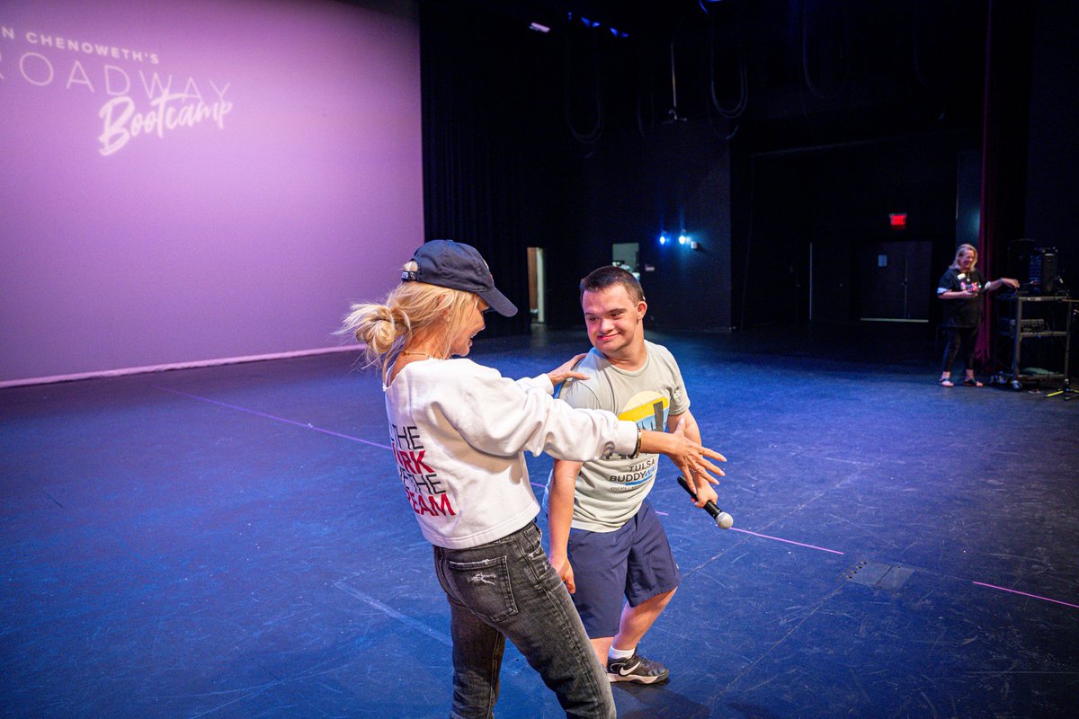KChenoweth's tweet photo. It's officially my favorite week of the year... time for KCBBC!! 🥳🎭 These kids make my heart sing, and I can't wait to see how much they grow and learn after a week of camp 💖 @KCBBC_camp https://t.co/9d5rDMFv27