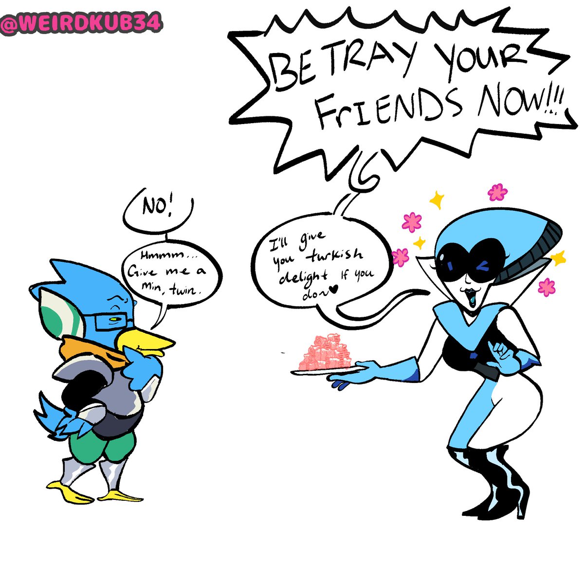 WEIRDKUB's tweet photo. Hmmm…🤔
#deltarune https://t.co/zT242Dv8r3