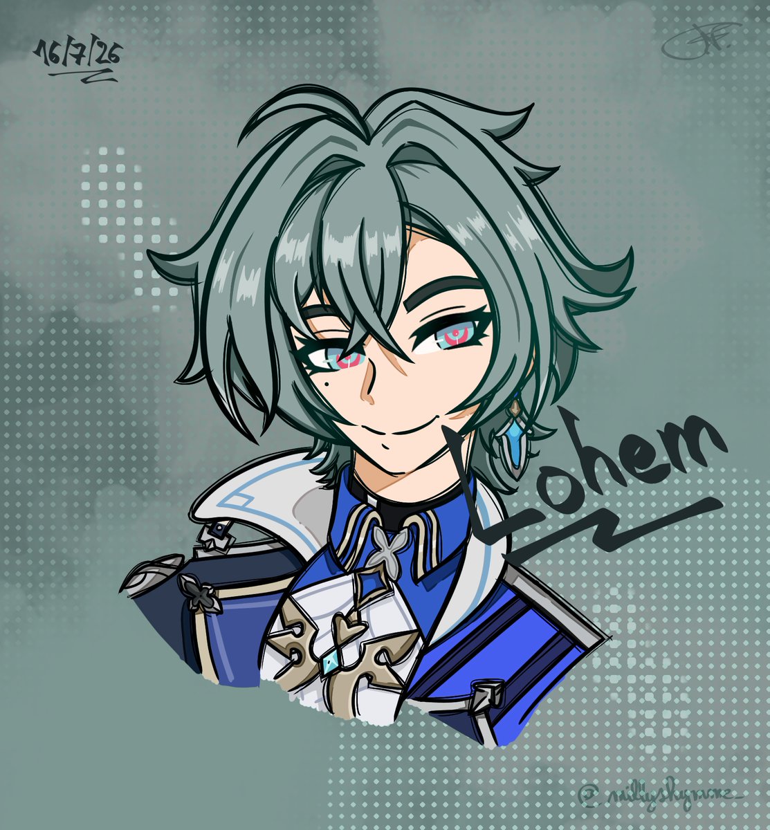 millyshymme_'s tweet photo. Lohen fanart 
#digitalart #Genshinlmpat https://t.co/AS7x3r2RKy