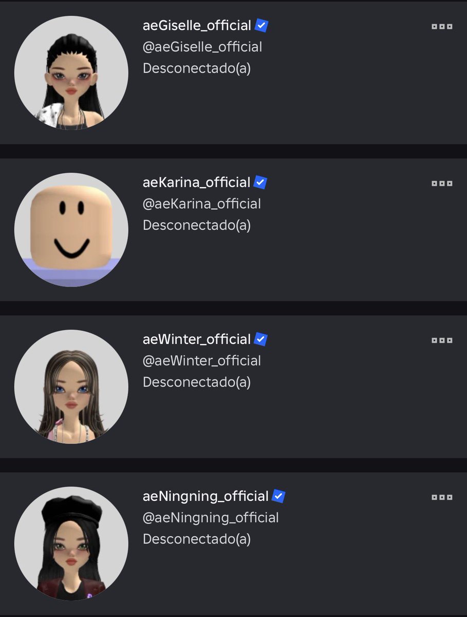 acervespa's tweet photo. falaram que as contas do aespa no roblox tem mais valor que a conta bancária do messi mds https://t.co/0J9GEwQDxU