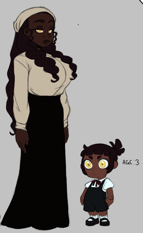 color_nerdo's tweet photo. a mom and her megamind head of a child https://t.co/PYaLVT3AKN