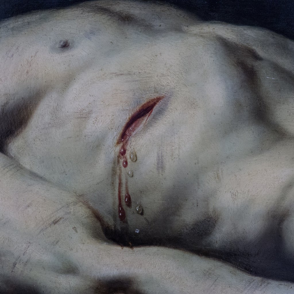 BayanHedonist's tweet photo. Dead Christ, by Philippe de Champaigne, 17th century (details) https://t.co/iy7odD0vQy