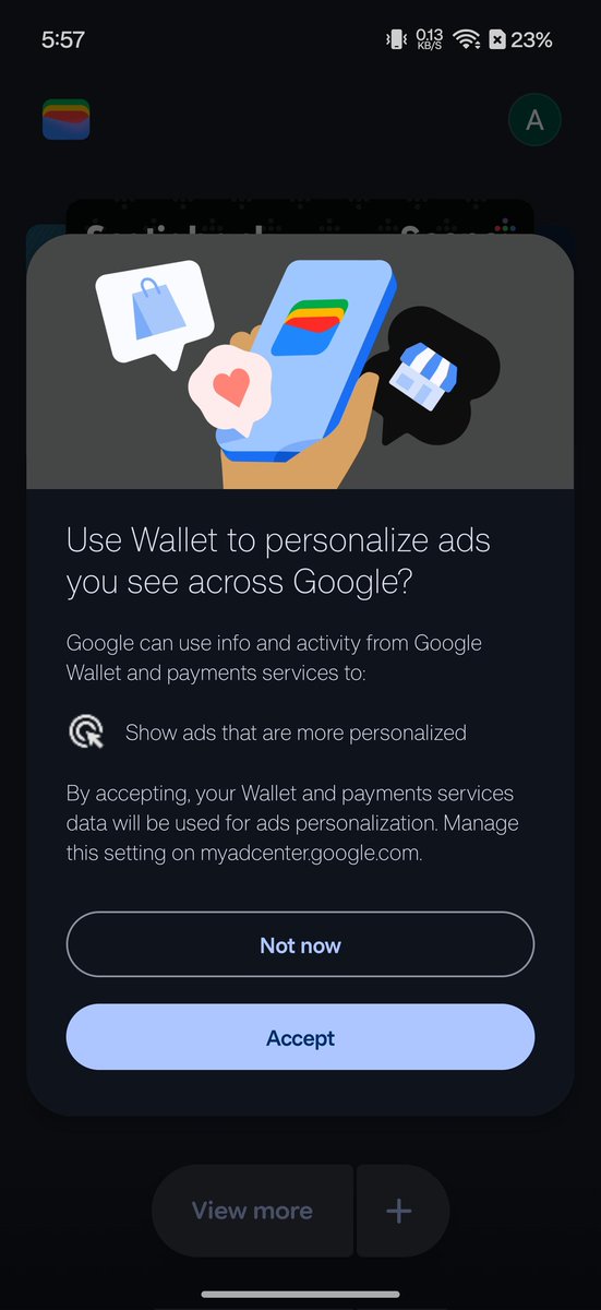anandjoshi's tweet photo. Can anyone explain why they need access to my wallet data now ? https://t.co/w8Se6AQjMS
