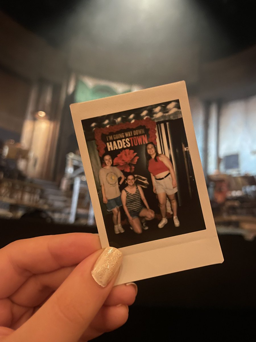 _LiaJade's tweet photo. oh i love hadestown :(((( ❤️‍🩹 (and my friends @whenlohaz &amp; @sunnyra1nbow) 

day 1 of oomfchella was a success https://t.co/3xwrdm0fzv