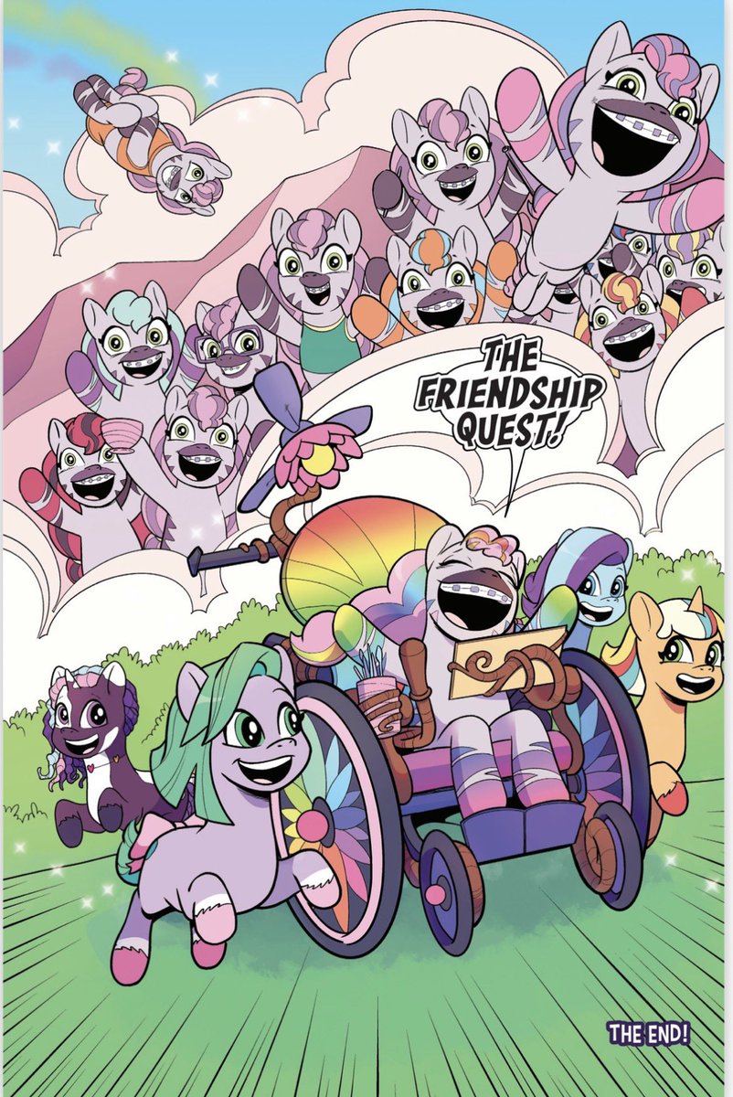 mlparchives's tweet photo. omg im so sorry for not including this, i never saw this comic

she also has ehlers danlos syndrome and uses a wheelchair!! https://t.co/yJYge6IwKw