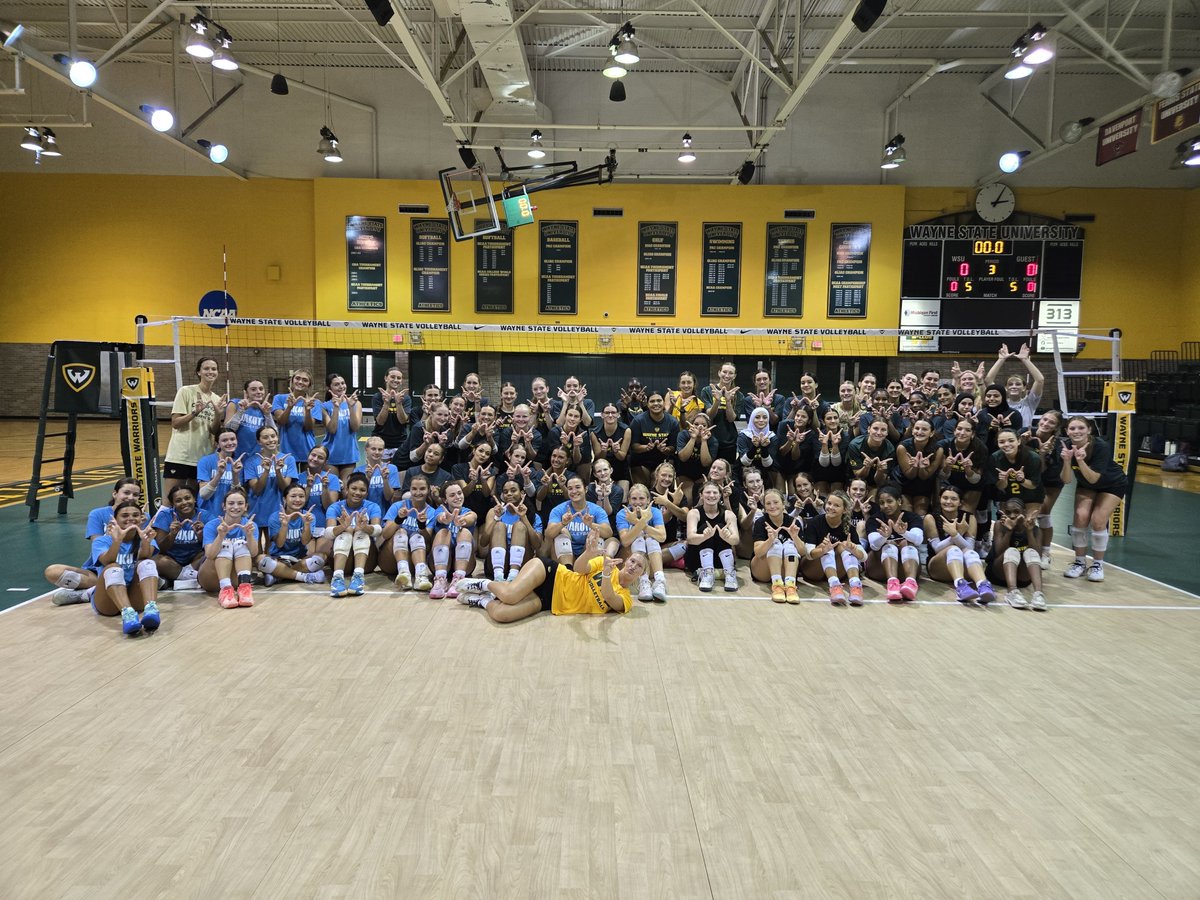 WayneStateVB's tweet photo. Thank you to all our team campers for joining us for "Train and Play" camp!!!
#WarriorPride https://t.co/ODNSqFhvbh