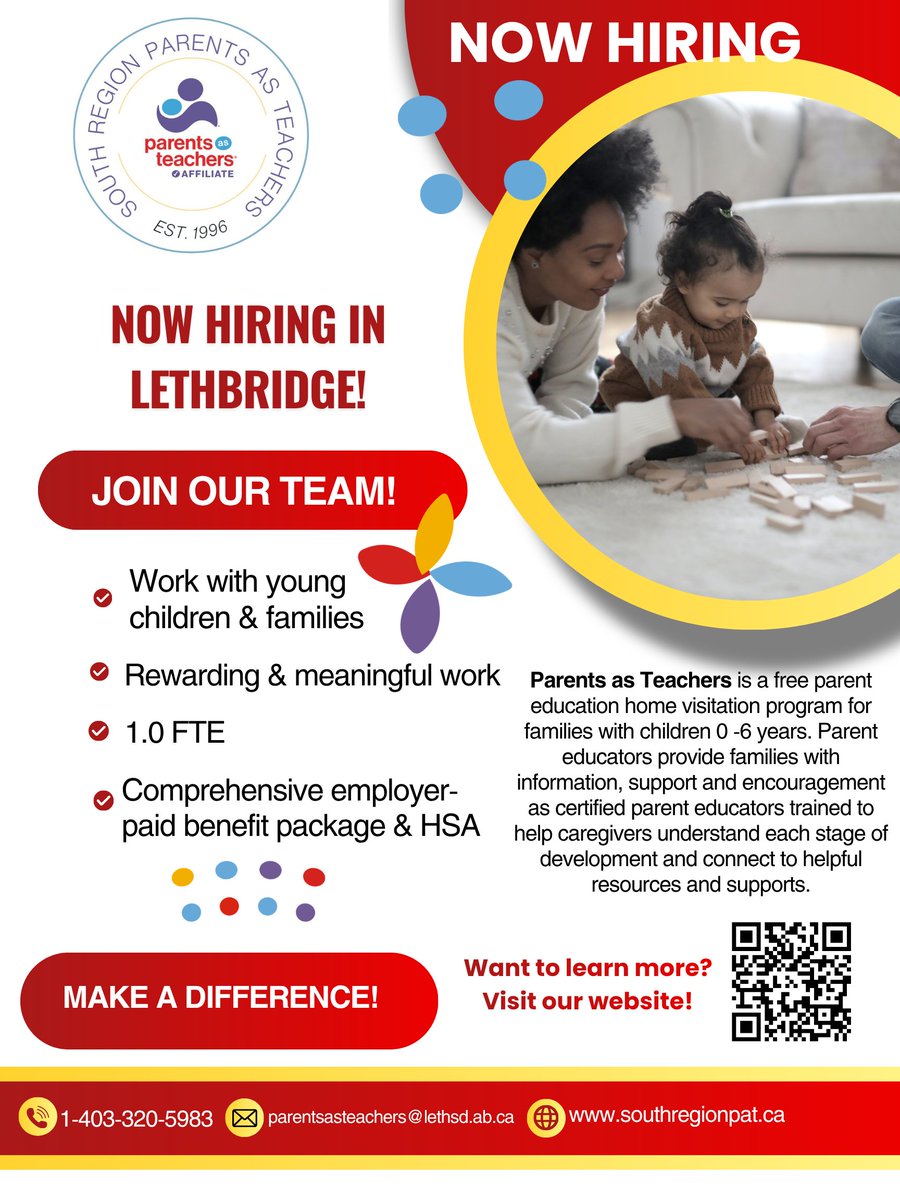 SouthRegionPAT's tweet photo. NOW HIRING IN LETHBRIDGE https://t.co/Ryv1Y8NGnG