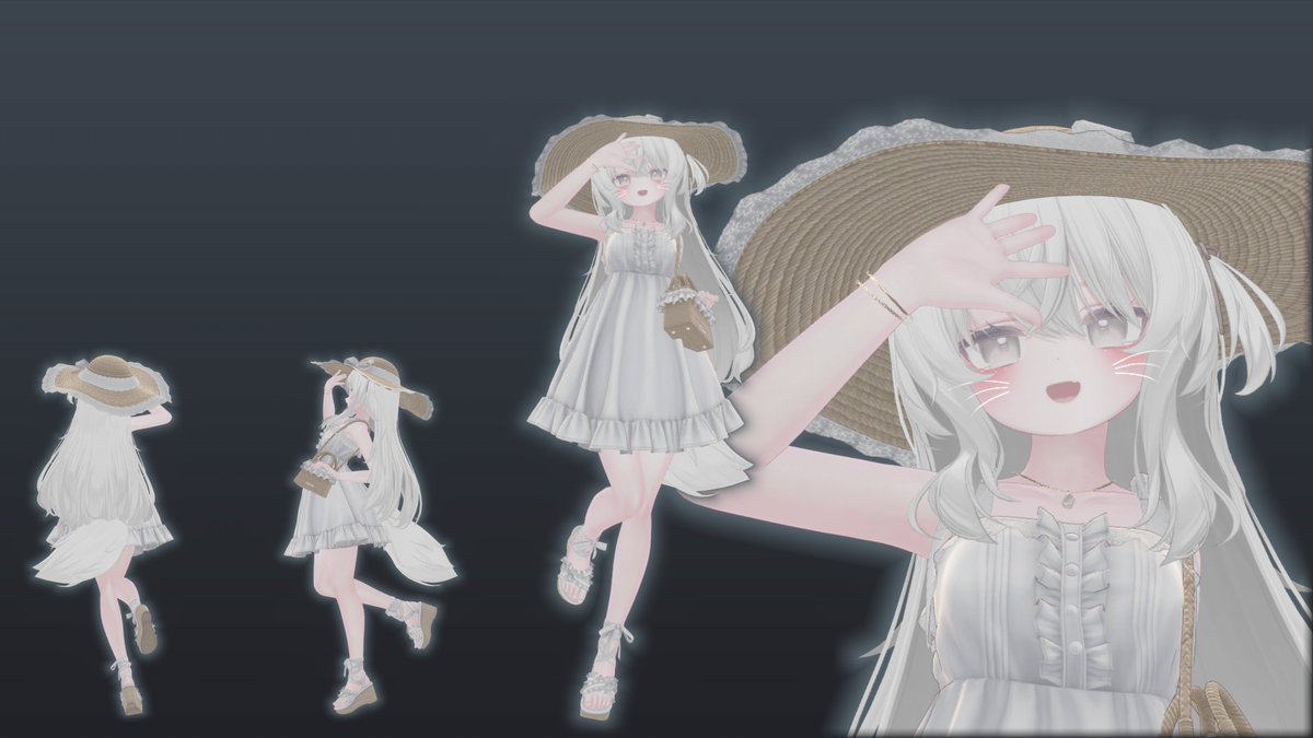 _haru_vrc's tweet photo. たぶん改変中の子たち
「水色シフォン」最初の改変のリメイクをしてるつもり
「桃色シフォン」水色より桃色の方がお気に入りだったり…？
「エク」絶賛迷走中。どうやって個性を入れればいいんだぁ～
「輝夜」この子デフォルトが可愛すぎて改変分かんない！ https://t.co/vxvHC4UHX4