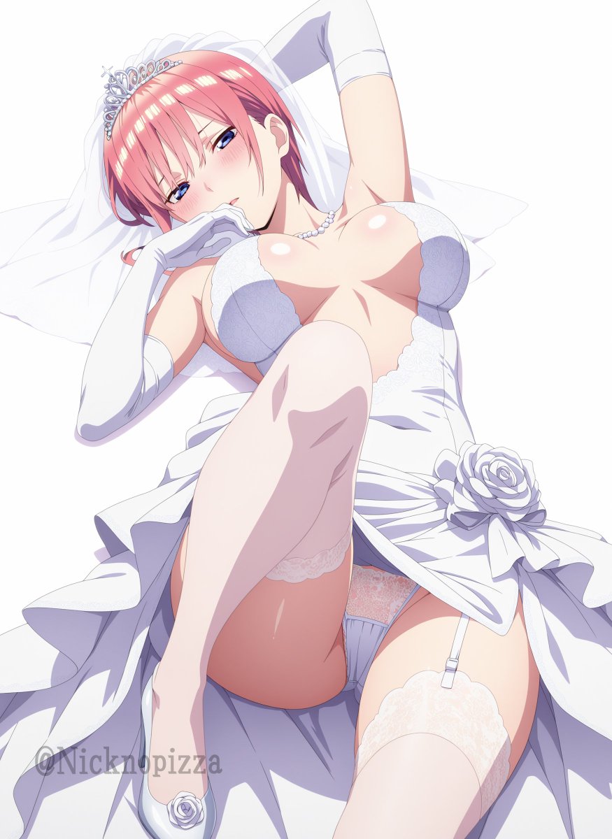 Nicknopizza's tweet photo. 中野一花『五等分の花嫁』  
ウェディングドレス スタイル👰
SFW https://t.co/zxHrhrCtZn