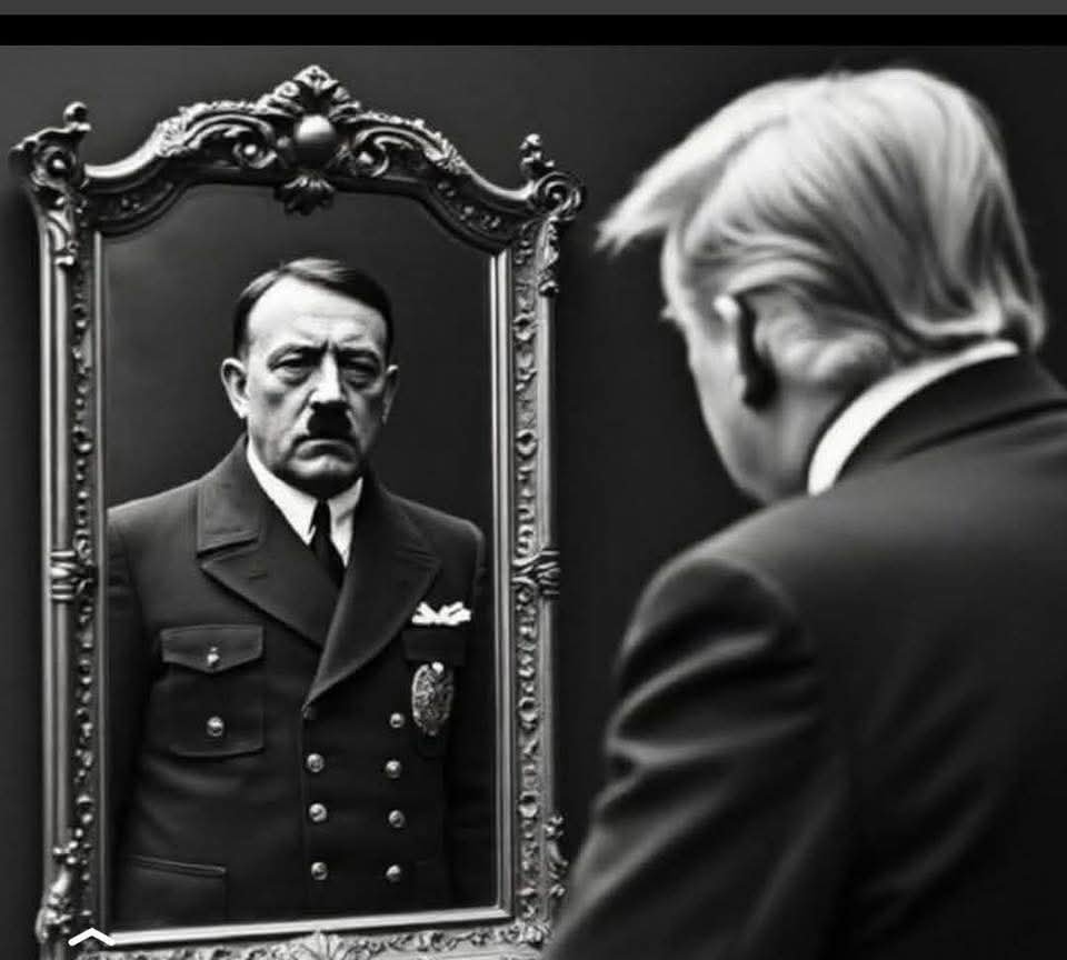 AlexisOcasio56's tweet photo. Donald Trump is the Hitler of America. 🤔 https://t.co/PjwCSzs5ia