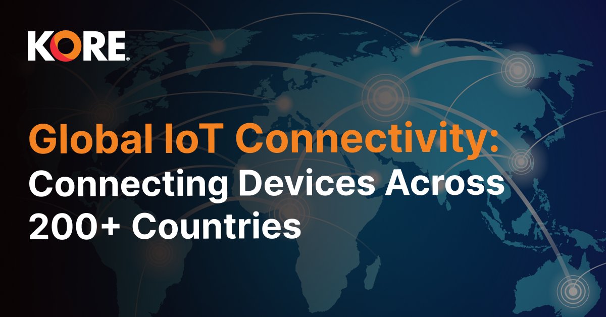 KORE_Wireless's tweet photo. #Global #IoT connectivity is about more than coverage.

As devices move across countries, carriers, &amp; regulatory environments, enterprises need #connectivity that is reliable, manageable, &amp; built to scale.

Read the #blog: https://t.co/eBdDOxY2sh

#IoTConnectivity #EnterpriseIoT https://t.co/aQ922JyK5N