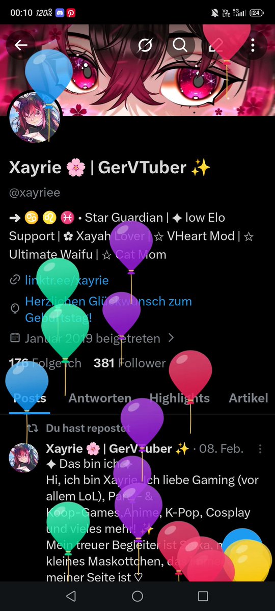 Xayrie 🌸 | GerVTuber ✨ tweet media
