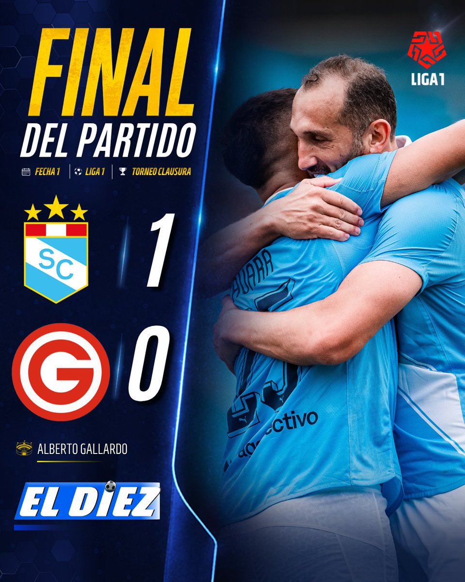 eldiezperu's tweet photo. ¡𝑨𝑩𝑹𝑨𝒁𝑶 𝑫𝑬 𝑮𝑶𝑳! ⚽🤩
#SportingCristal se estrenó con una victoria en el Torneo Clausura, venciendo por la mínima a Deportivo Garcilaso tras un golazo de tiro libre de Martín #Távara (52'). Con este resultado, el elenco de Roberto #Mosquera y Hernán #Barcos empieza con el pie derecho su camino en el certamen. 🏆🇵🇪