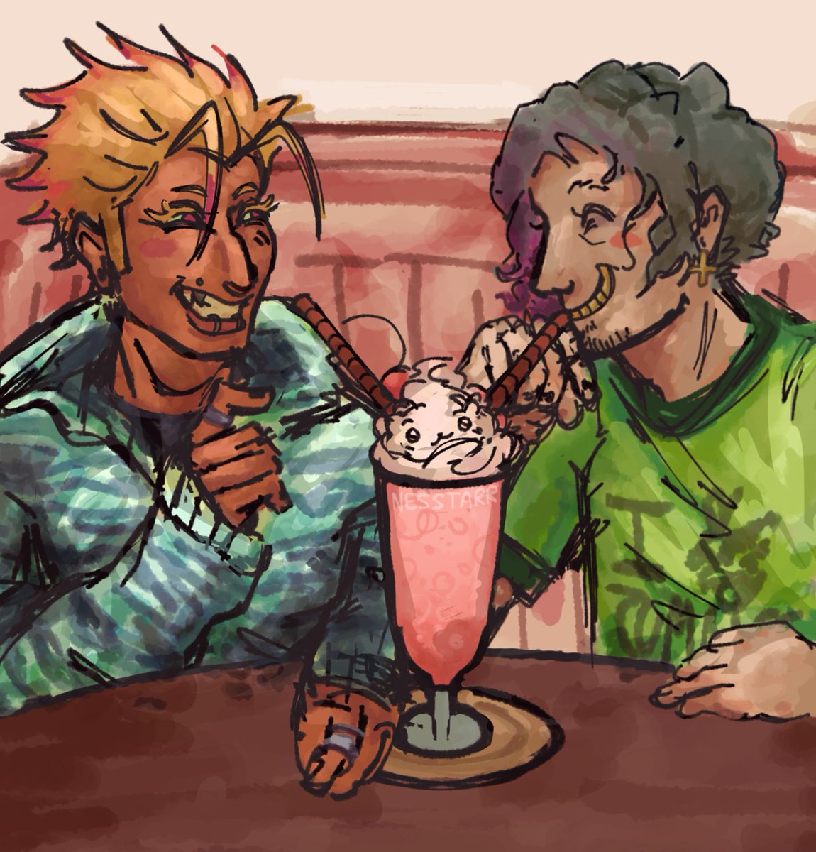 Nesstarr's tweet photo. shidou month day 16 - lorenryu !
I want to see them do a mukbang together https://t.co/JbYJs8CrVo