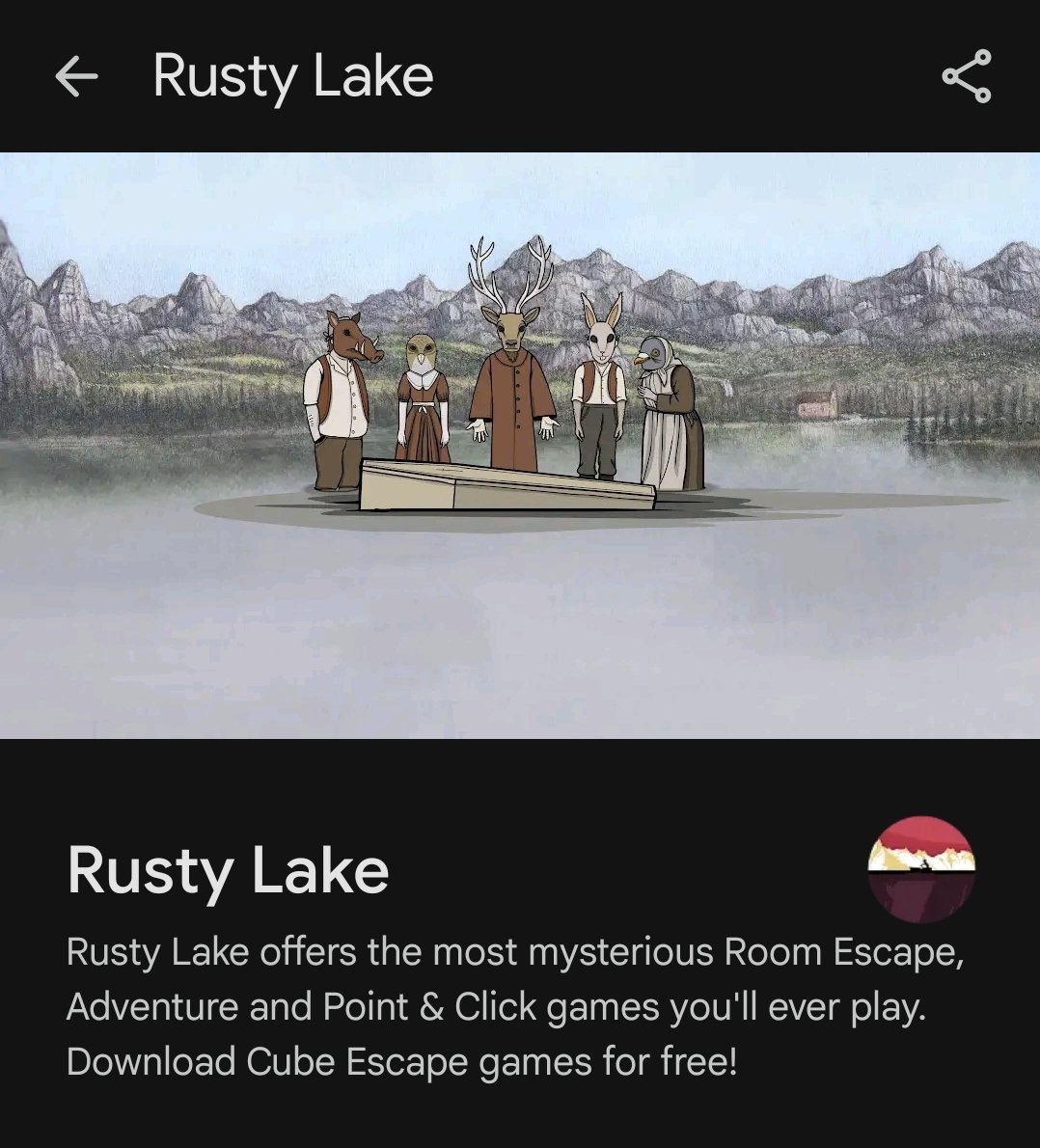 MONY_1320's tweet photo. لو سلسلة العاب Rusty Lake و Dark Room مش احسن حاجه على جوجل بلاى هيكون ايه مثلا �� https://t.co/lky4u2WlC7