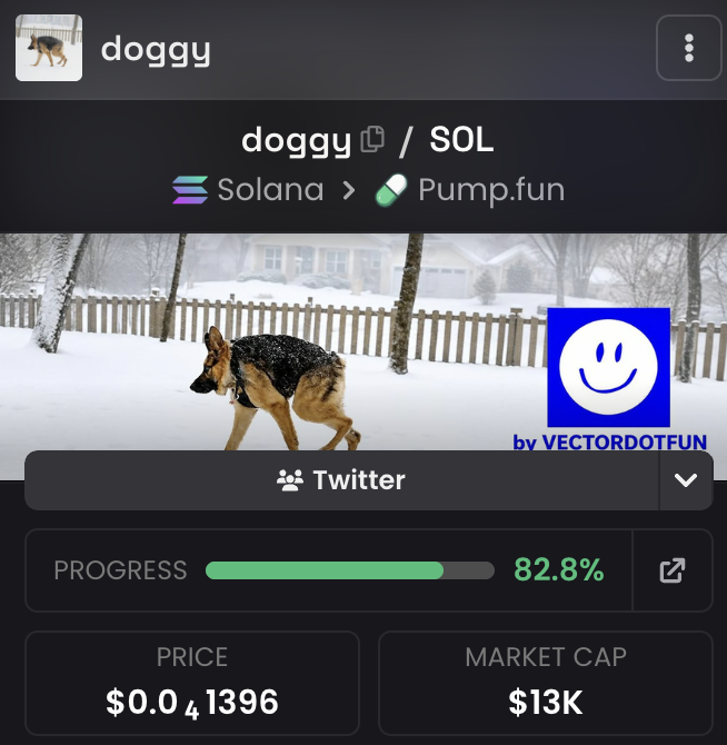 Arcanemeta_'s tweet photo. Lore runs deeps on $doggy

The first deploy by Coinbase on Pumpfun and it's of the extremely viral dog Quasi 

b2mURvNRwbffHUn7VZBHm8SH8LT1mZ6zhm2DW9Kpump https://t.co/PKbBdLQR0O