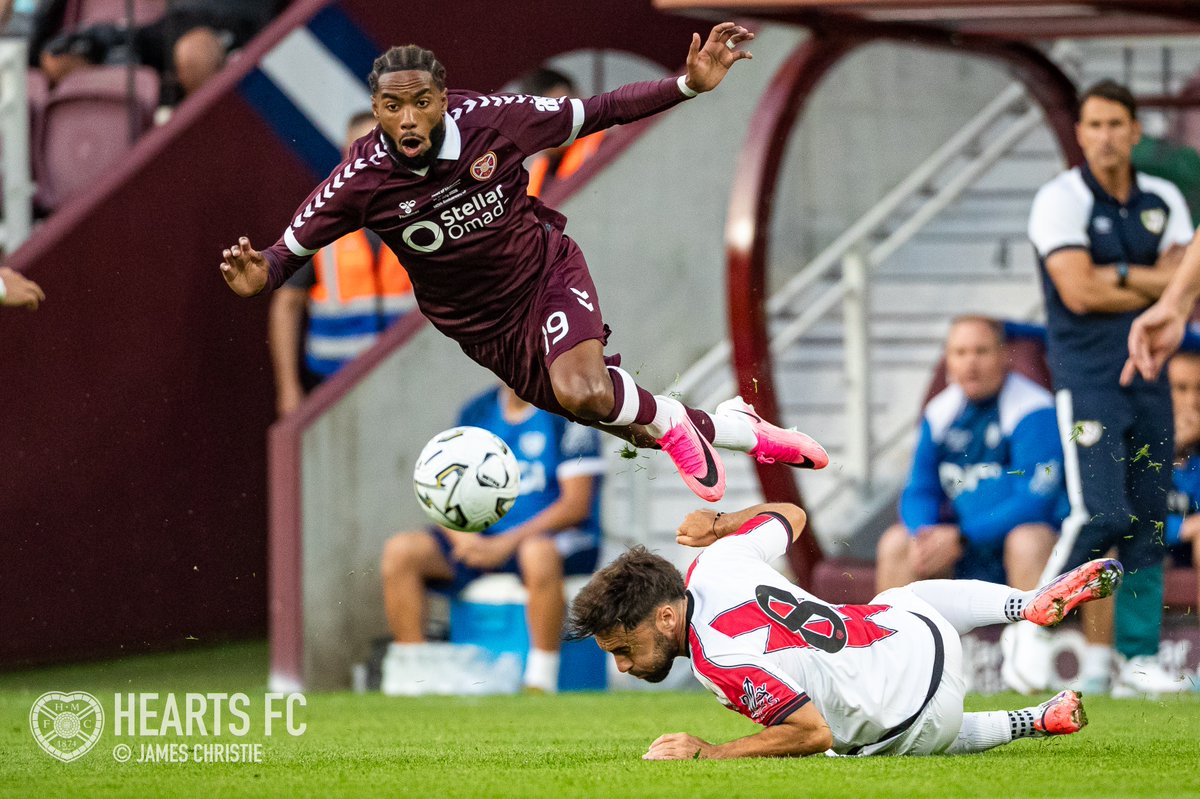 jameschristie2's tweet photo. We're Back!

As preseason friendlies go that was enjoyable, first half especially. The Tom Renaud fan club starts here. Form an orderly queue and we'll get your membership processed asap!

@JamTarts 2 v 1 @RayoVallecano 

#HHGH @AroundTheFunnel @jamb0skickback @HeartsStandard_ https://t.co/GuaiVoq4Rg