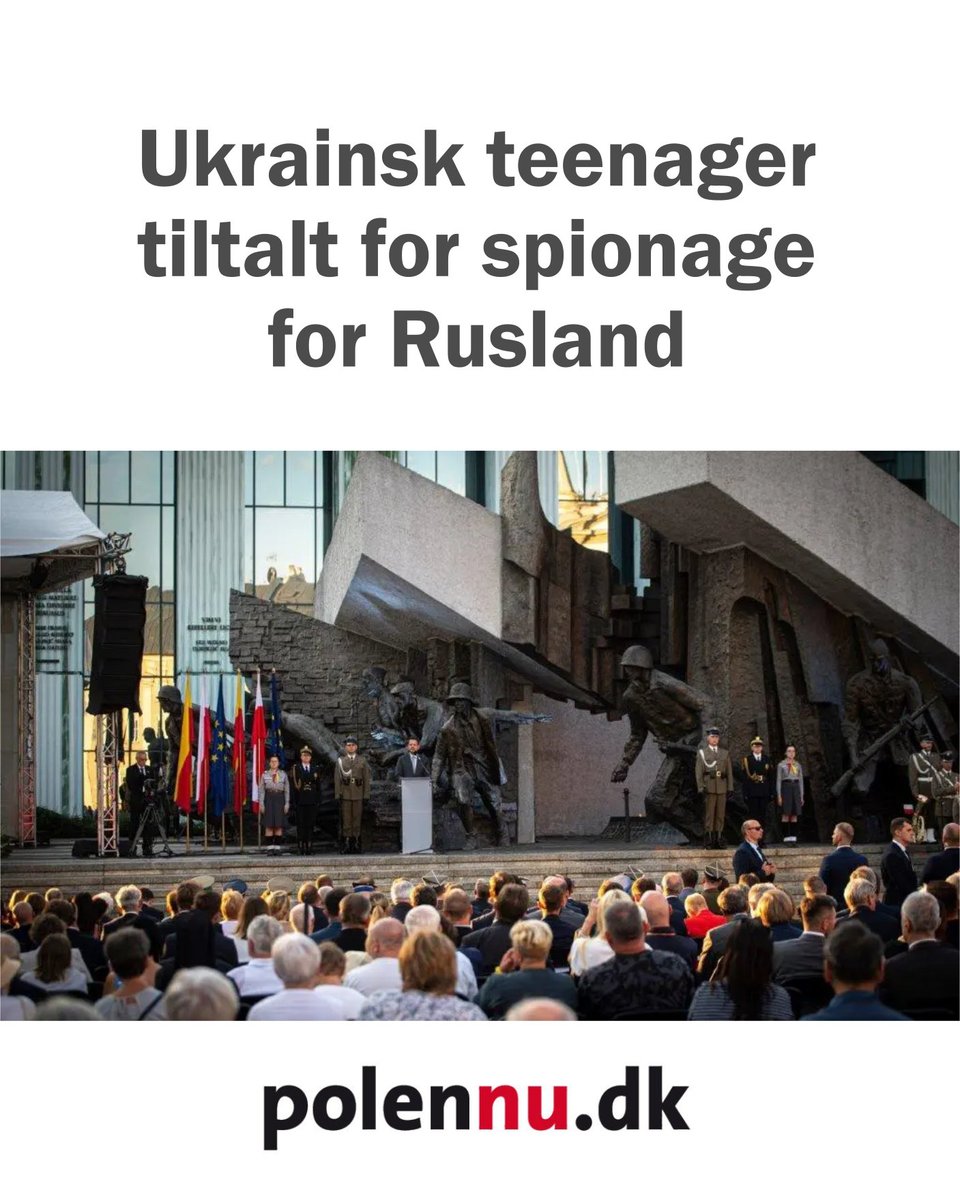 polennu's tweet photo. Ukrainsk teenager tiltalt for spionage og sabotage for Rusland https://t.co/5X2Nids92N via @polennu.dk @MFA_Ukraine @MSZ_RP @DefenceU @IPN_MX @euidanmark @EuropaBev @Europarl_DK https://t.co/wkth0I2Aup