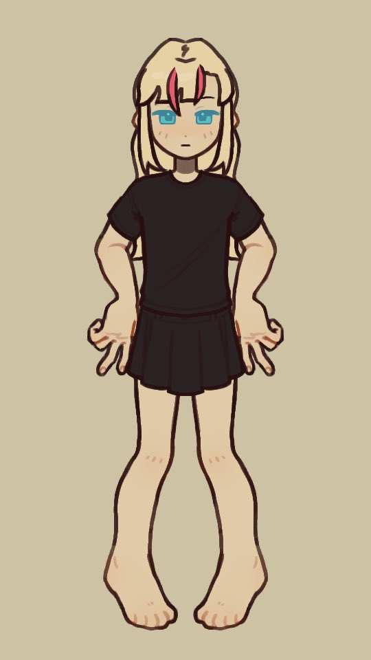 DREAMYSAKI's tweet photo. me at home vs going out and i threw my sona in there for fun https://t.co/xM0Yj89zvg