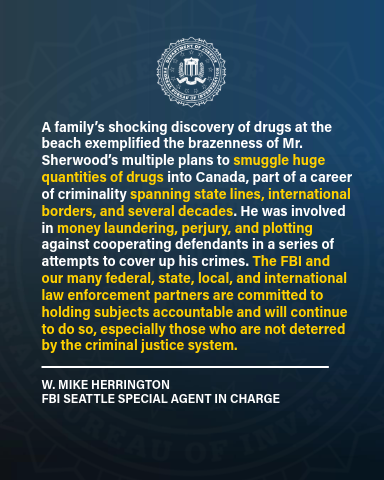 FBISeattle's tweet photo. Former Rhode Island resident sentenced to 15 years in prison for massive international drug smuggling attempt. To read more, visit https://t.co/NeHy7wjObs https://t.co/TNb36gLDF7
