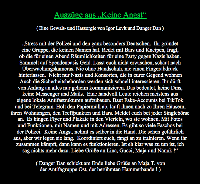 RobertJLorenz's tweet photo. Das ZDF hat Igor Levit und Danger Dan von der Sendung #DieAnstalt ausgeladen ! Die beiden und die Antifa haben dagegen protestiert ! Hier ein kleiner Auszug aus ihrem Kunstwerk das sie im ÖRR präsentieren wollten ! )
#KeineAngst #DangerDan #Levit #Merz #Pistorius #Wadephul https://t.co/KxaX278CLM