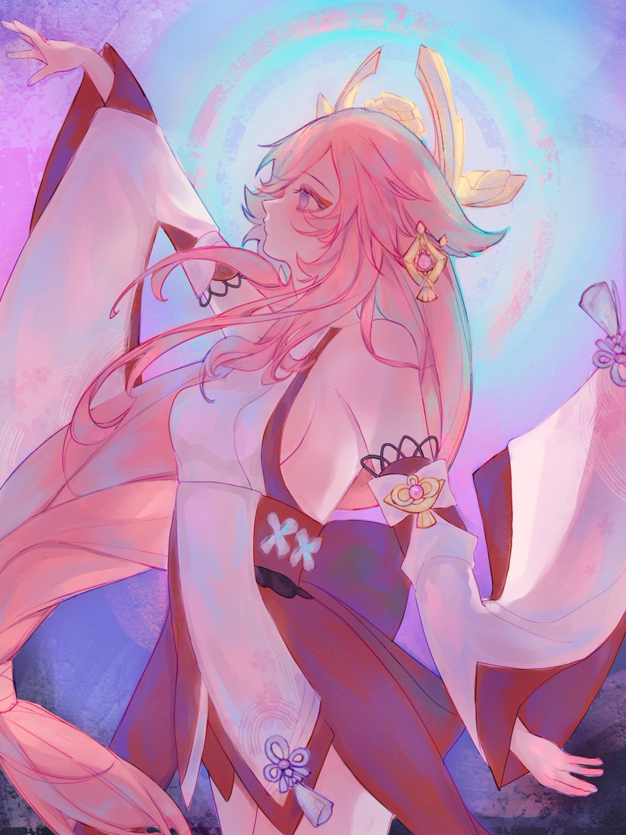 lamnrrl's tweet photo. #genshinimpact another Yae Miko drawing ✍️
#artmoots #fanart https://t.co/Jr5GNd29eH