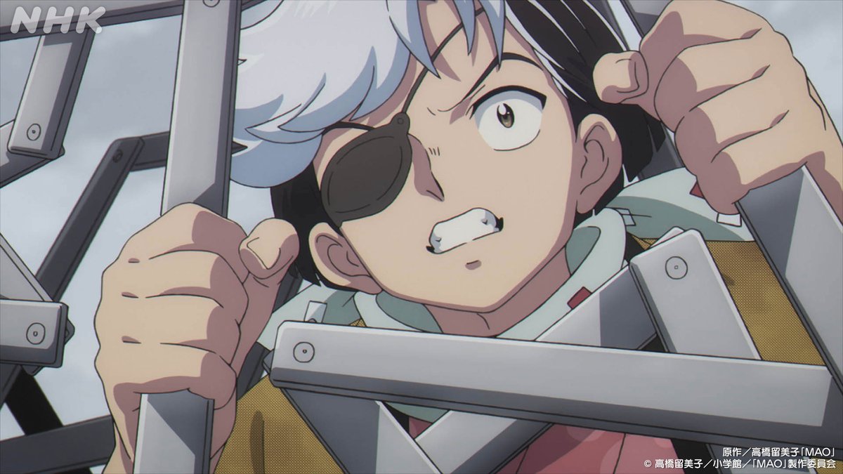 nhk_animeworld's tweet photo. ◤ 今夜は 2話連続放送 !!!◢

MAO
(15)｢不知火｣　(16)｢白眉｣

不知火は平安時代から続く互いの因縁を明かし、
泰山府君の秘法を渡せと摩緒に迫る―。
しかし魔緒は、怒りを顕わにする。

📺総合 18(土) 夜11:45
📱NHK ONE配信は＜24(金)午前0:25から＞
https://t.co/wV2UH5ACv9
#アニメMAO https://t.co/2DyepLmbdT