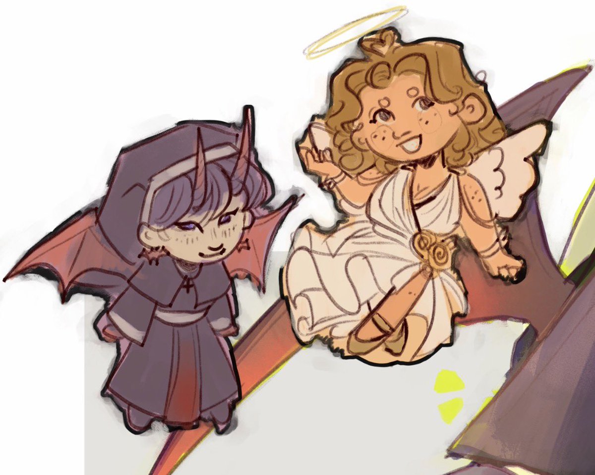_sp00ky9's tweet photo. These are my trigun ocs Milly and Meryl ! https://t.co/DEOU1E8NzV