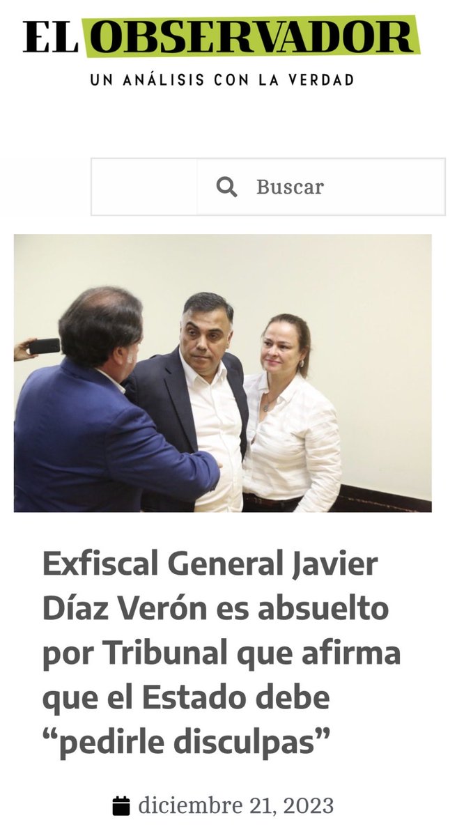 EstherRoa_'s tweet photo. ⚖️JUEZ PREDECIBLE🚩
Ayer fue absuelto el exministro de la SEPRELAD, Óscar Boidanich. El presidente del Tribunal de Sentencia, Darío Báez, vuelve a confirmar una línea de decisiones ampliamente conocida: favorecer a procesados por delitos de cuello blanco.

No es la primera vez. Ya había absuelto al exFGE Javier Díaz Verón y a su esposa. Durante la fundamentación de aquel fallo incluso le pidió disculpas públicas por la supuesta persecución penal que habían sufrido. Posteriormente, esa absolución fue anulada por el Tribunal de Apelación por arbitrara y absurda. 

Ahora, al fundamentar la absolución de Boidanich, cuestionó la acusación; y nuevamente lamentó que la Fiscalía lo haya mantenido sometido al proceso penal durante ocho años. 

Hay jueces cuyas decisiones ya no sorprenden porque son demasiado predecibles. Darío Báez es uno de ellos.