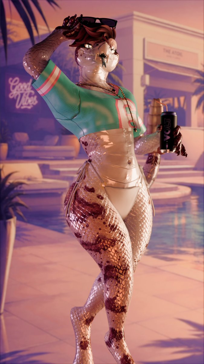 Hopeful_AD's tweet photo. They included hot snake femboys in GTA6!!!

Render: @ThatSynthBoyo https://t.co/pu4ksRap07