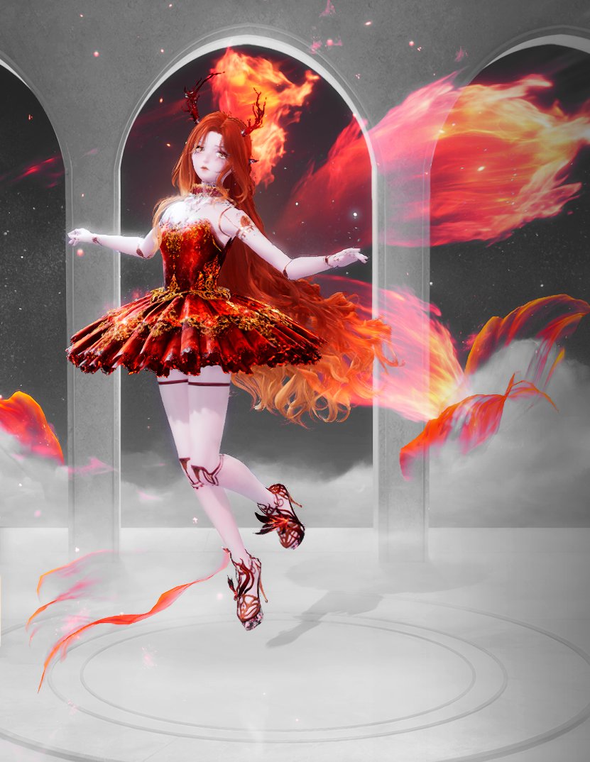 Lexiigames's tweet photo. Fire Butterfly 🔥

Also someone please take this dress away from me, I've been in the wardrobe for far longer than I'd like to admit...

InfinityNikki GoldenDust https://t.co/6XNVorsOsd