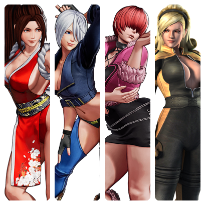 Strike_'s tweet photo. #KingOfFighters #KOF #SNK
#ShiranuiMai #MaiShiranui
#Angel
#Shermie
#LienNeville https://t.co/WzHsnbcRNa