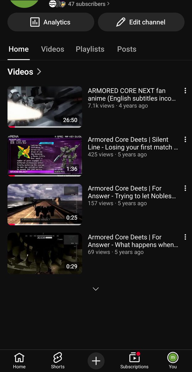 Bilburrn's tweet photo. As for why I'm even bringing this up, I just learned that you can delete a youtube channel to restart from absolute zero with the same email; clearing both vids and subs.

It's a lovely thing to be able to recycle the account without bothering the people already subbed https://t.co/LRAGRUKYIx