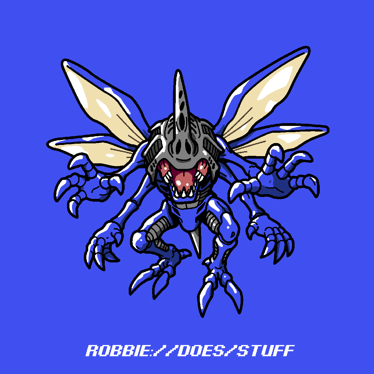 robertbegg_art's tweet photo. ...wonder who I should do next 🤔 

#Digimon #DigimonUP #TimeStranger https://t.co/GEsyWYBd24
