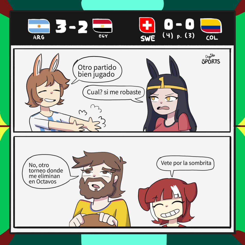 DogitoSports's tweet photo. Dia 26 y 27 del Mundial
Cuando todo empieza a definirse en Cuartos de Final, ya con mas tiempo espero terminar a tiempo o al menos hasta el Lunes https://t.co/LPd4cSPhVp