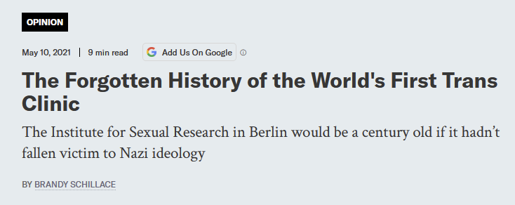 nyaraVT's tweet photo. Genuinely messed up that the majority of history teachers in Germany still don't even talk about how the Nazis came after trans people.

They mention gay and Jewish people, but so many of the victims aren't even talked about. https://t.co/wGaRPRVSw3