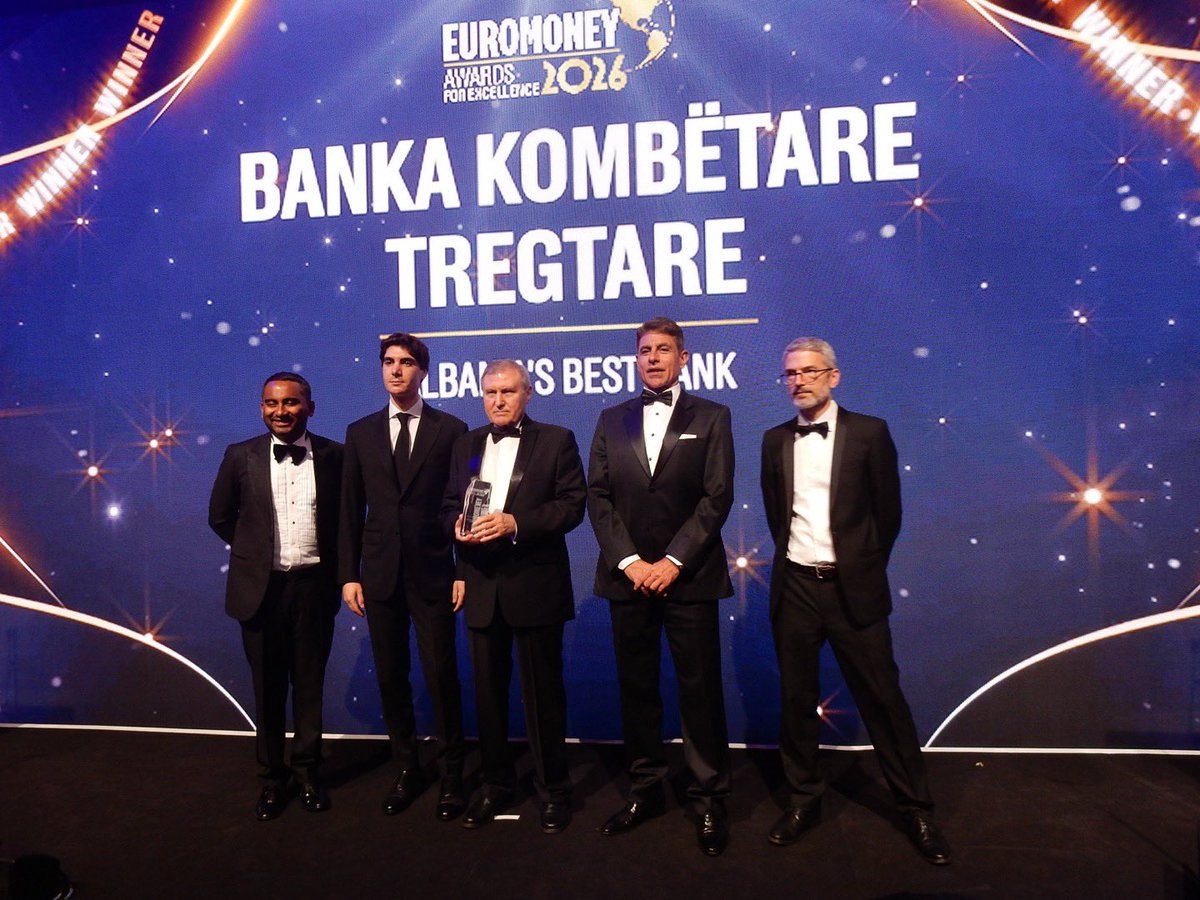 JournalistsTB's tweet photo. It was a pleasure to attend the #Euromoney Awards Ceremony alongside Mr.Esad #Çalık, son of Mr. Ahmet Çalık, Chairman of Çalık Holding, Mr. Mehmet Usta, Chairman of #AktifBank and #BTKBank, and Mr. Serhan Pıncablıgil, CEO of BTK Bank.
Congratulations https://t.co/xXZY82rvnj