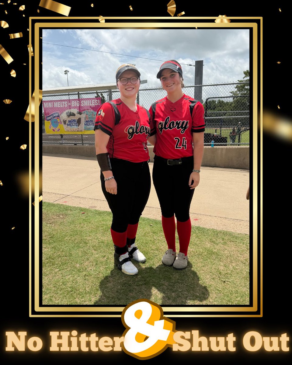 ADKINSGOLD16U's tweet photo. 📢MARLEY SPAZIANI &amp; REAGAN NEAR had a No Hitter &amp; Shout Out in our first game at the Tarleton State Summer Nationals! Way to go ladies! 💪🎉
#halosup😇 https://t.co/M4pFNGLdd1