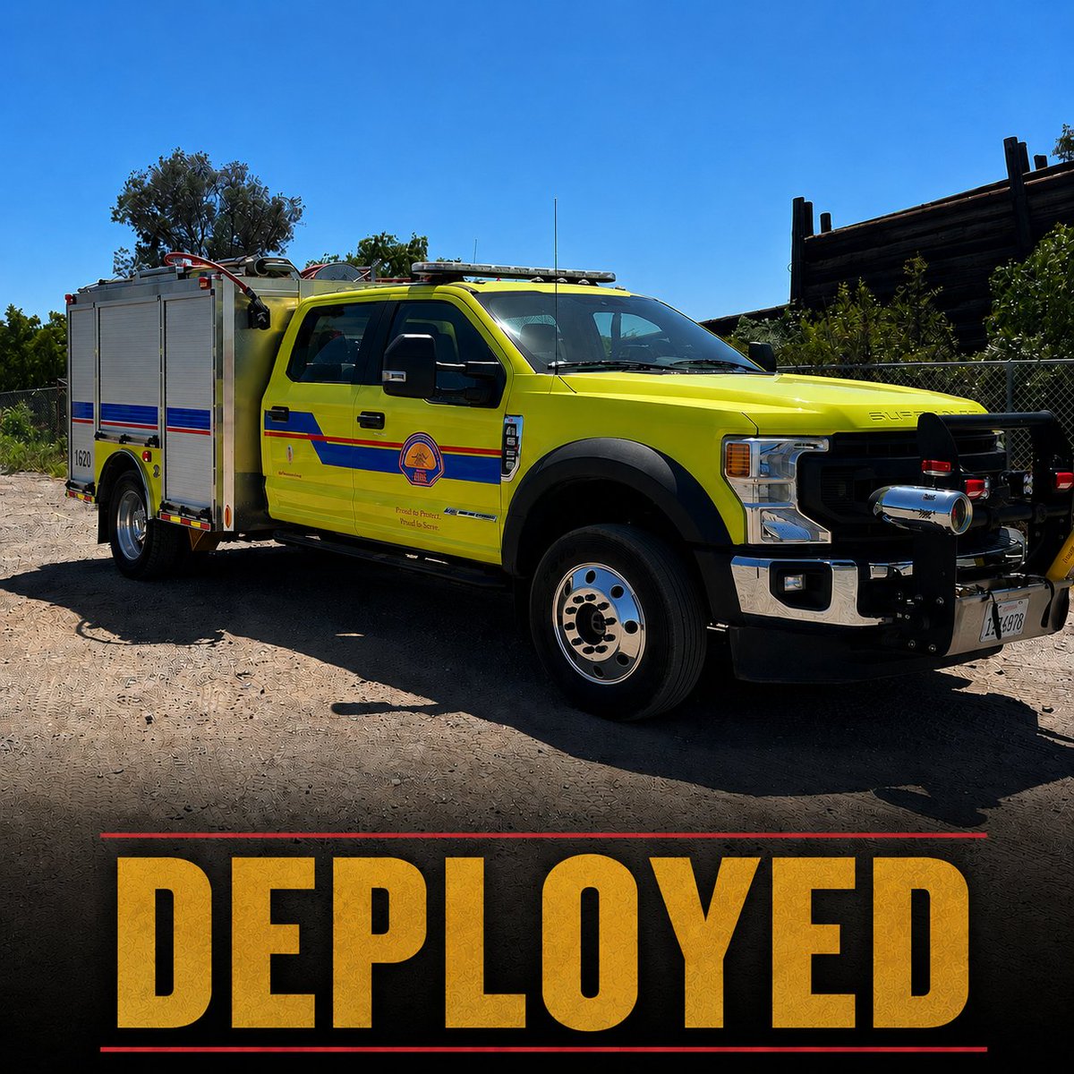 HBFD_PIO's tweet photo. HBFD's Cal OES Type 6 Engine 1620 has deployed to the 2026 Oregon Mid-July EMAC Fire in Crook County, OR. Engine 1620 is part of a Cal OES strike team made up of multiple Orange County fire agencies. We wish our personnel a safe deployment. 

#HBFD https://t.co/cSYfAt1CXJ