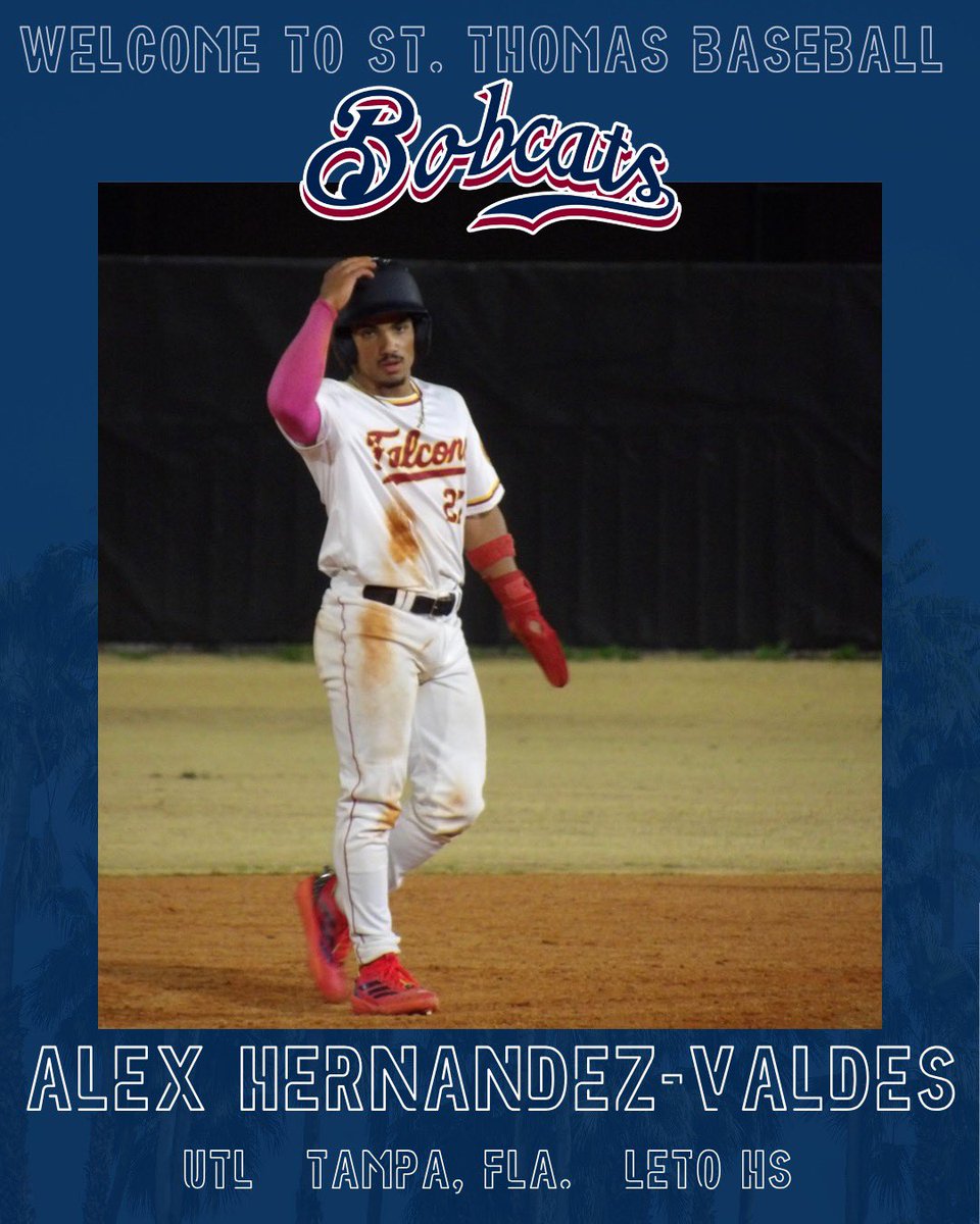 STU_Baseball's tweet photo. Making the trip from Tampa🚘 Welcome Alex Hernandez-Valdes, a freshman utility player from Leto High School!!

#STUBaseball https://t.co/dh9Xg8o2If
