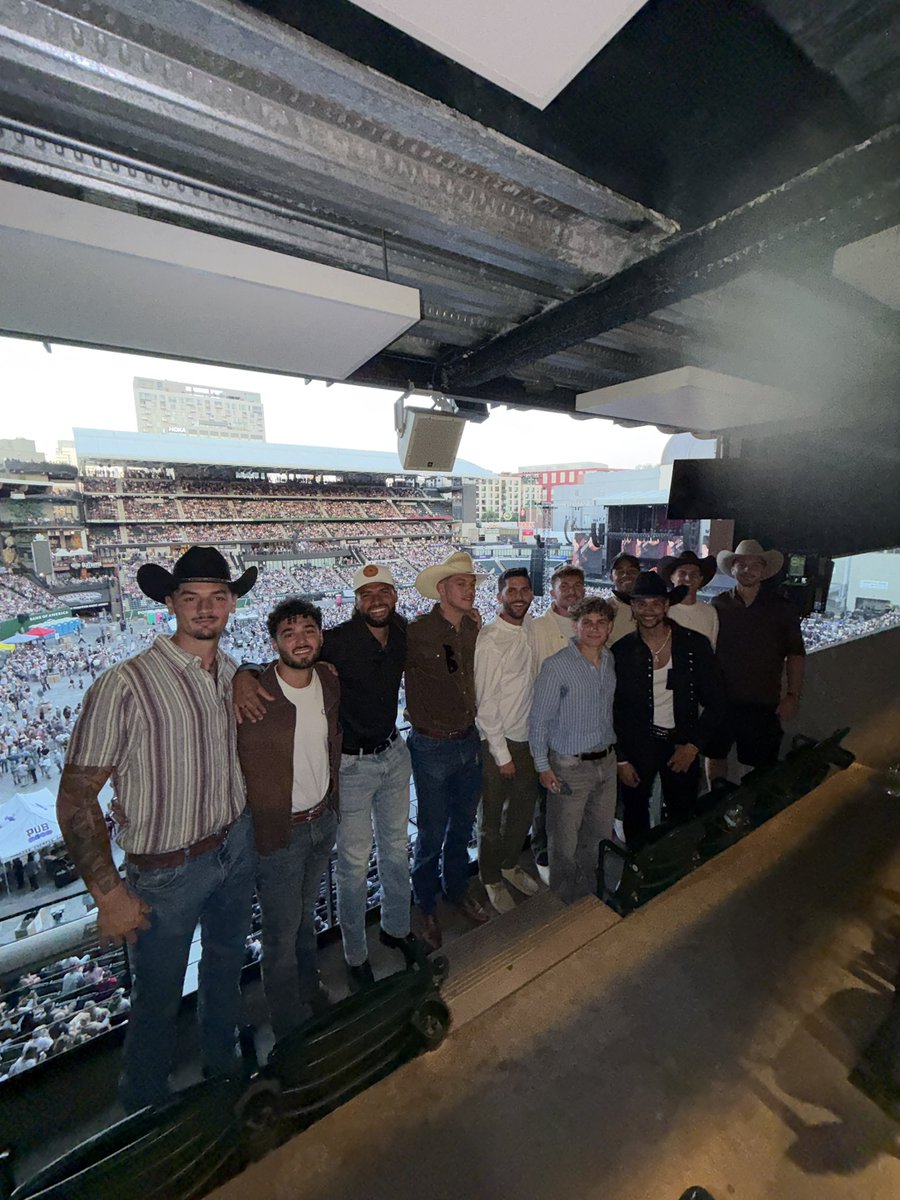 TimbersFC's tweet photo. The crew goes country @ProvidencePark_ for Chris Stapleton!🤠 https://t.co/1tF8FNqDBa