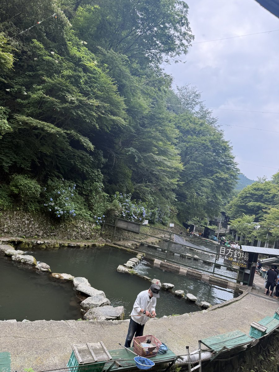 yka_mm_'s tweet photo. マス釣り来たヽ(*'▽'*)ﾉ https://t.co/CPTvRH2p58