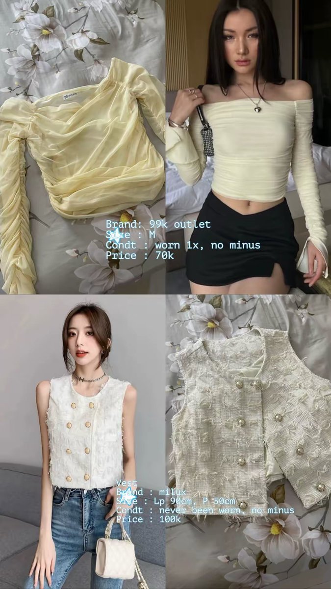 wonhotteokk's tweet photo. Ak mau preloved baju” aku guyss ❤️❤️ kalo mau bisa lgsg dm ya❤️ https://t.co/3A6qjyIW8w
