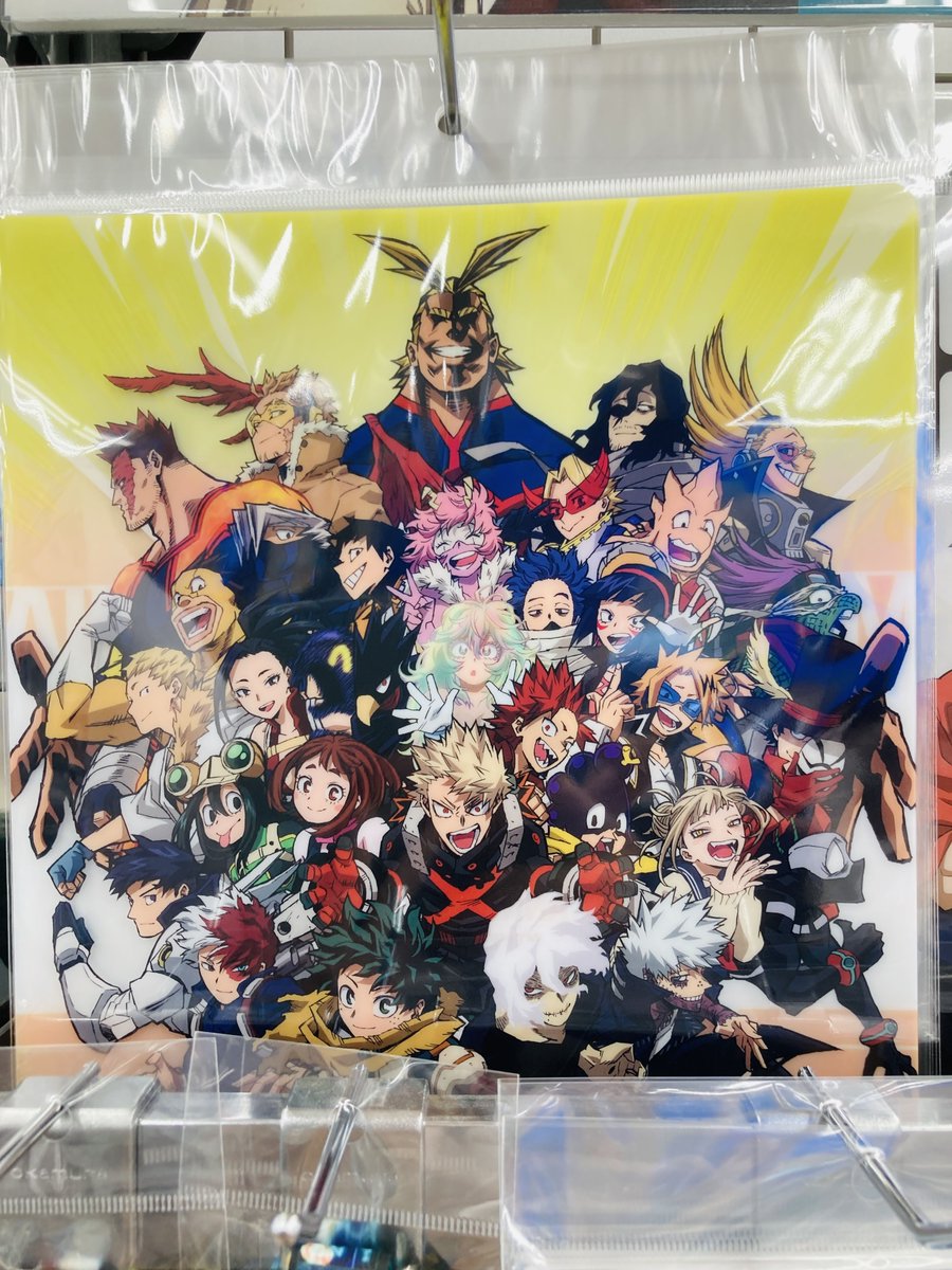 ヒロアカ BUMP 原画展　クリアファイル　缶バッジ　キーホルダー　ポチ袋 グッズ入荷情報】 「僕のヒーローアカデミア TVアニメ10周年キー