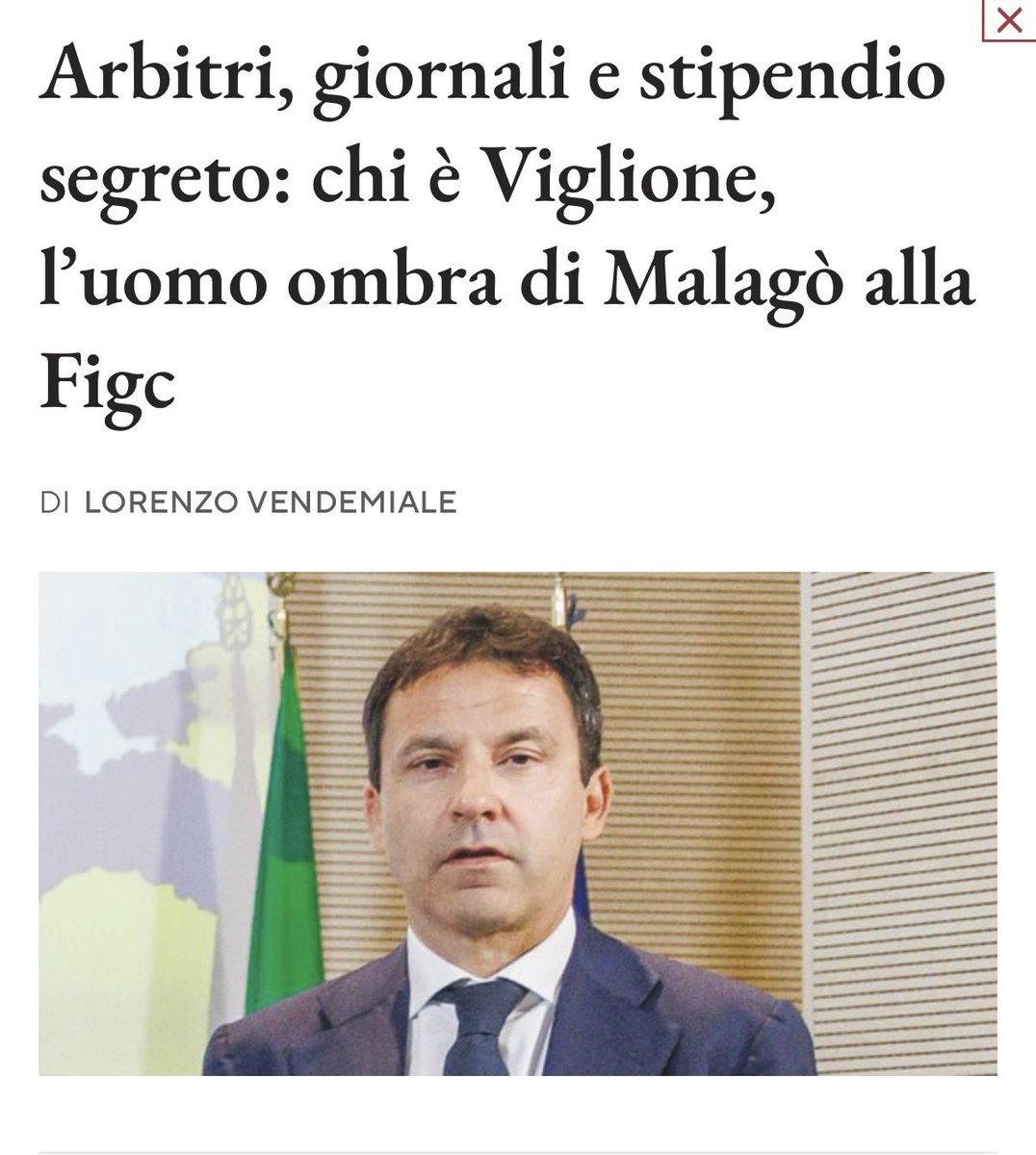 shirazard's tweet photo. @QuotidianoBN Praticamente con Malago’ non cambierebbe niente https://t.co/TQRcl6mJTl