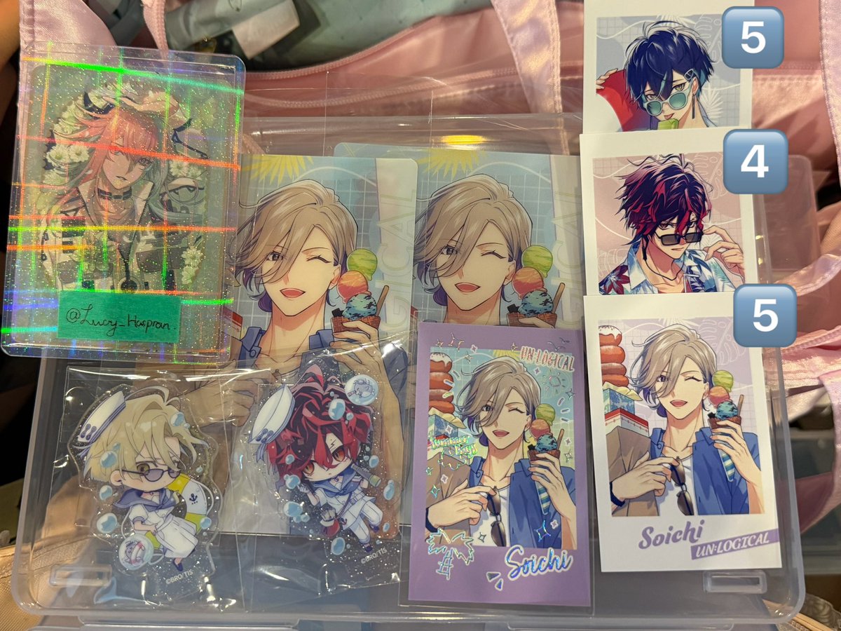 Lucy_Haspran's tweet photo. 【交換】LicoBiTs FESTA リコフェス リコビッツ アンロジカル アンロジ アクリルスタンド アクスタ フォト風カード

譲) 雅火 戒 奏壱 

求) 同種　ユーリ

*レアはレア同士の交換

お気軽にお声がけください✨ https://t.co/qeFvE8Lqql