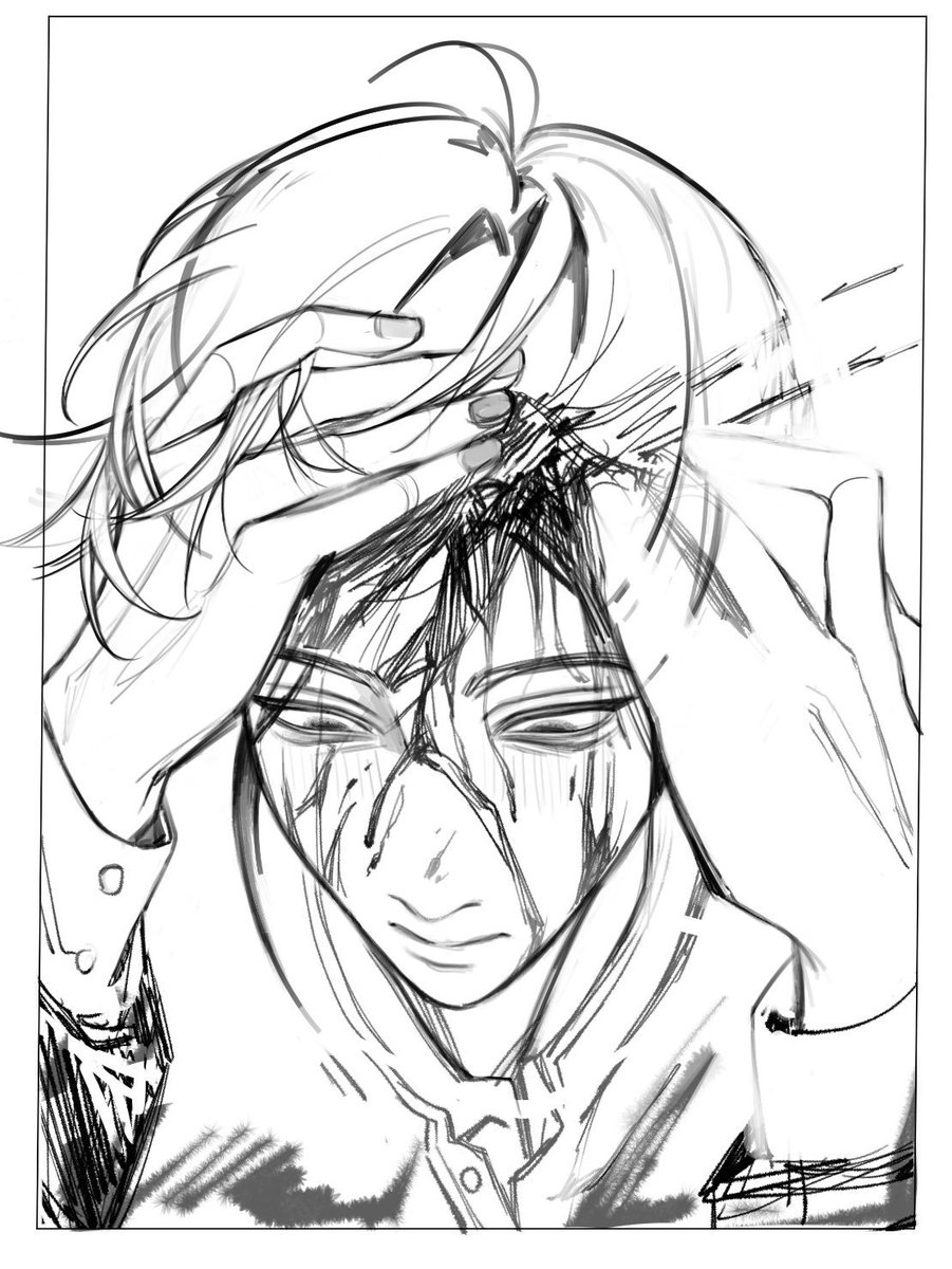 mon_nn88's tweet photo. Throw back my own sketch because I have nothing to post 🥲 https://t.co/QlYk4eWCKj