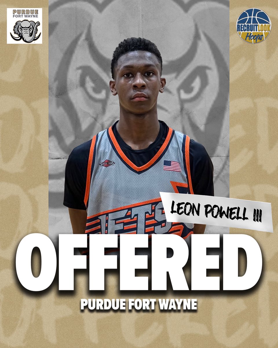 RL_Hoops's tweet photo. 2027 SW IL Jets - Leon Powell @LeonPowell4th Receives Purdue Fort Wayne Offer #RLHoops https://t.co/h2HL1BUKCg